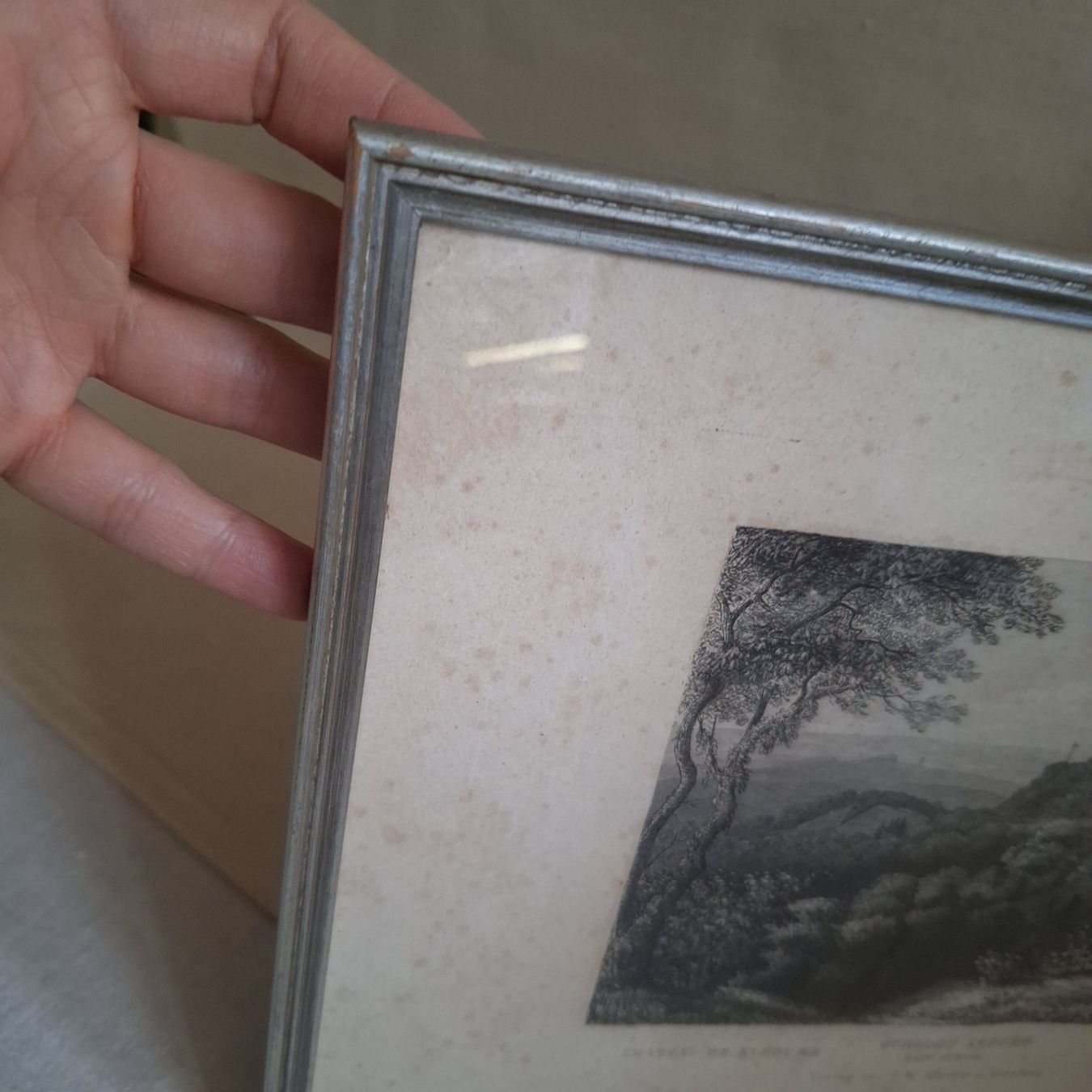 Poster & Bilder: Altes Bild Kyburg im Rahmen – Gebraucht aus Winterthur von Goldpipau 3