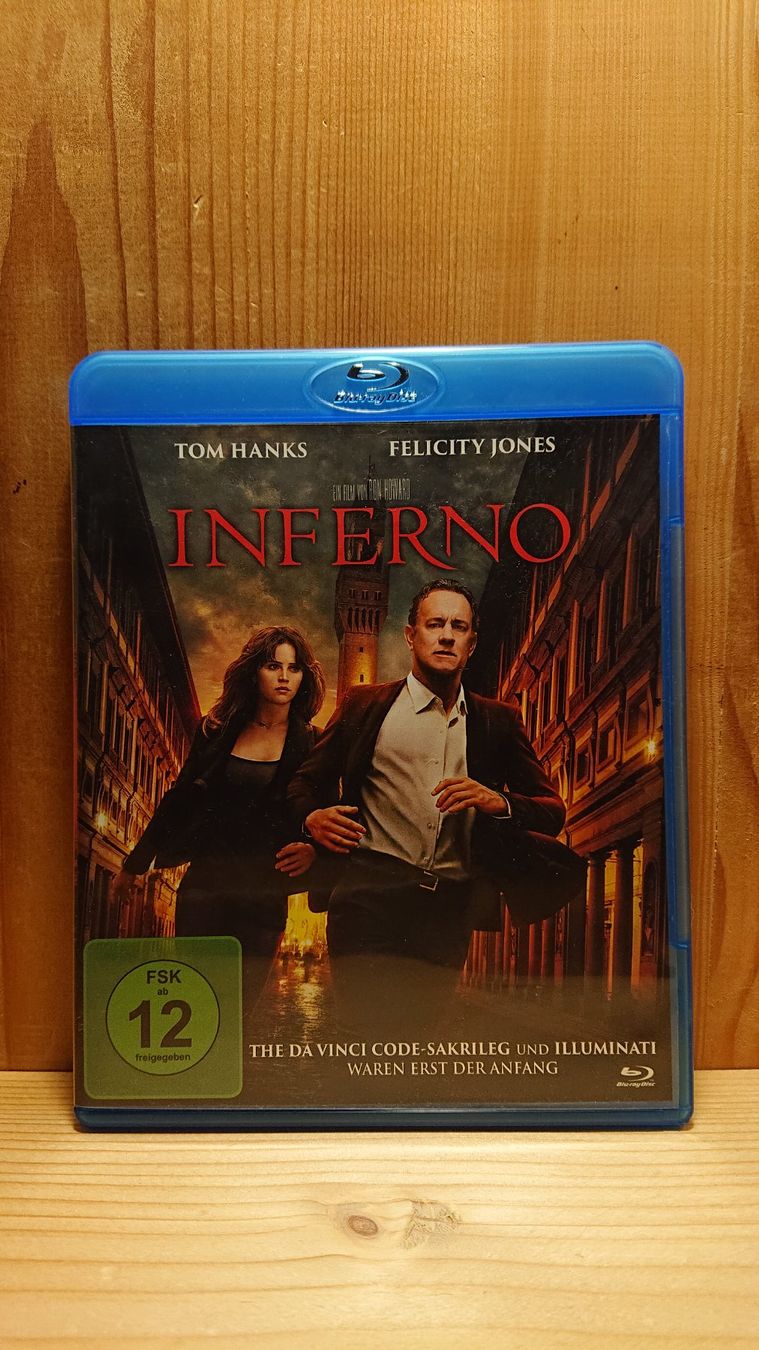 Tutti i DVDs: INFERNO Blu-Ray mit Tom Hanks – Usato da Wilderswil venduto da Exebub