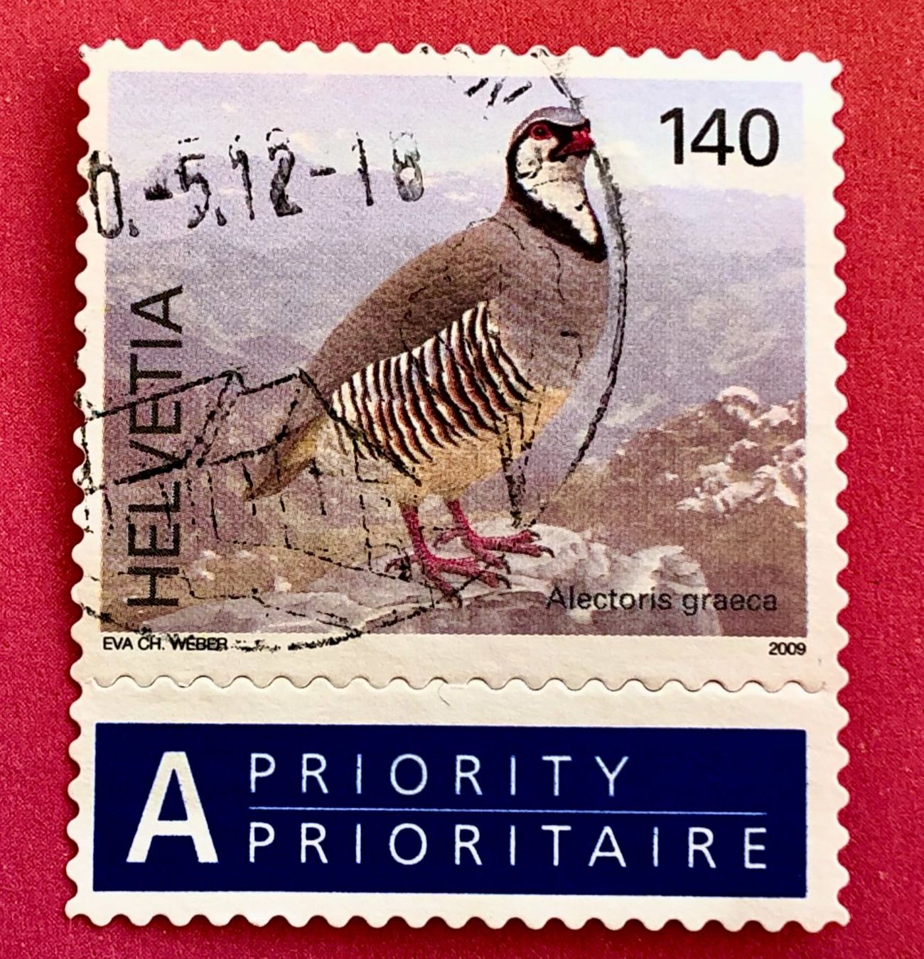 Tutti i francobolli: Nr.1306 Steinhuhn Vögel GESTEMPELT 2009   – Usato da Aarau venduto da Billa007