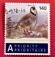Nr.1306 Steinhuhn Vögel GESTEMPELT 2009  
