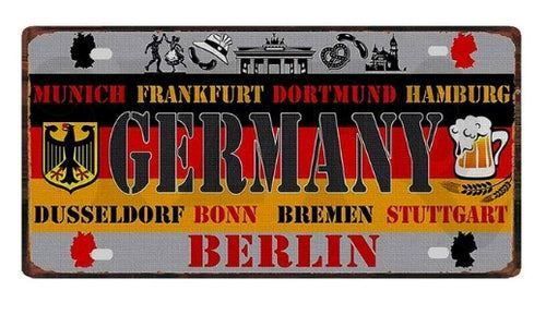 Ecriteaux: Blechschild - Deutschland – Neuf avec emballage d'origine à Buchs SG par Skullep 1