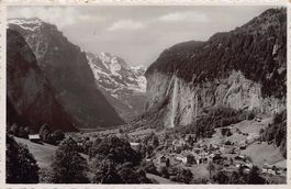 Lauterbrunnen, gelauf. Feldpost MANNSCHAFTSDEPOT GEB. BR. 11