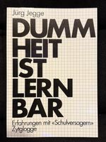 Jürg Jegge: Dummheit ist lernbar