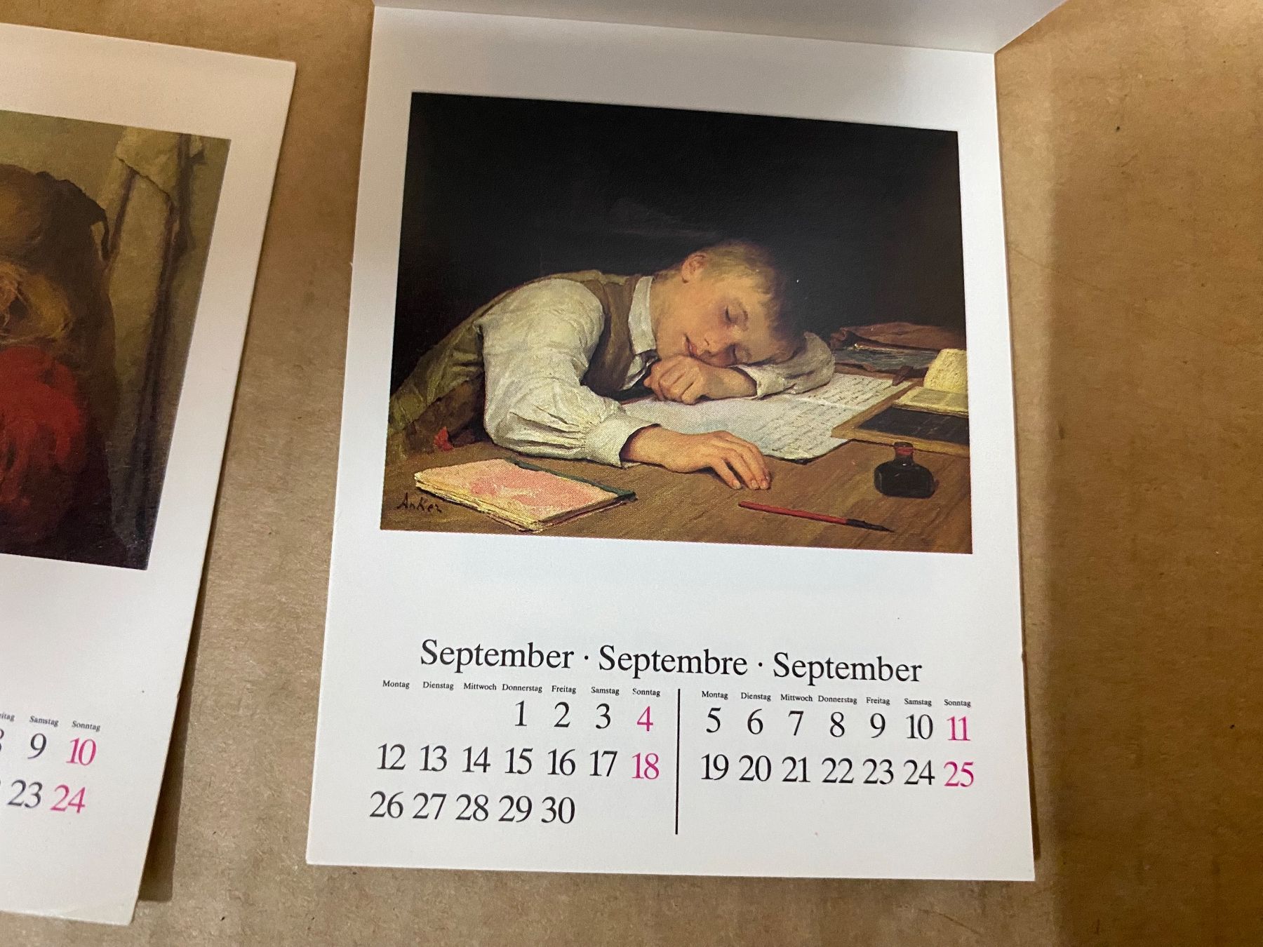 Calendari: Albert Anker Kalender sehr klein – Usato da Eschlikon TG venduto da ArtRec 6