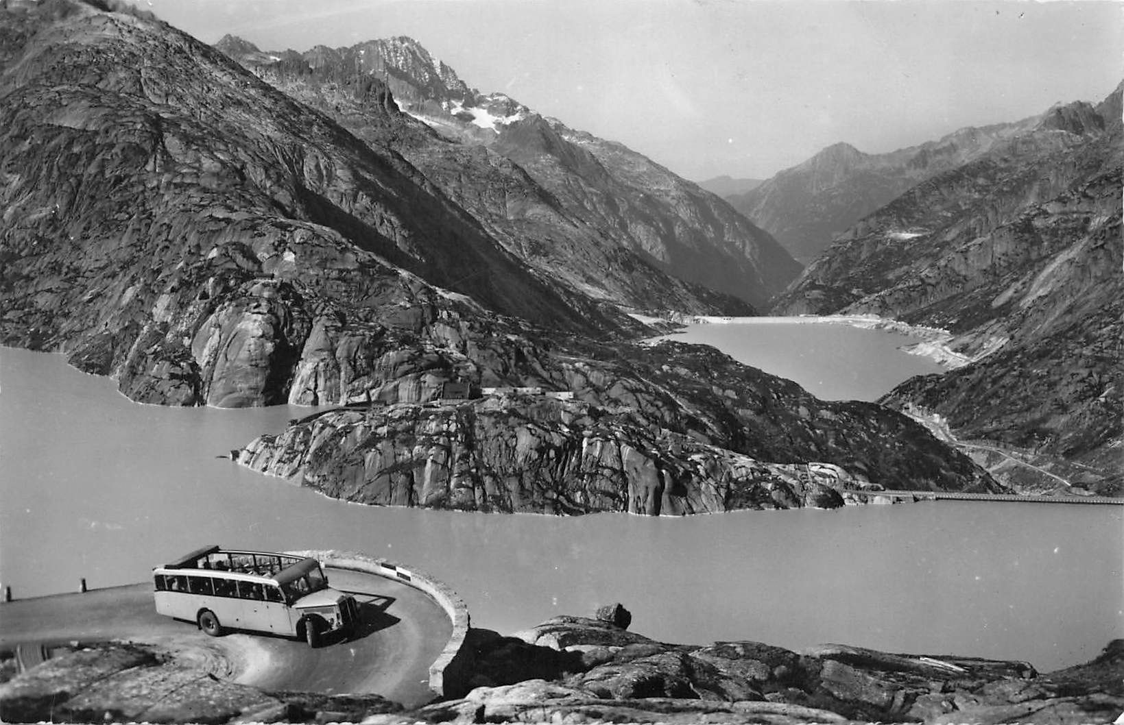 Ansichtskarten: Grimselsee raterichsbodensee Postauto – Gebraucht aus Biasca von Blenio71