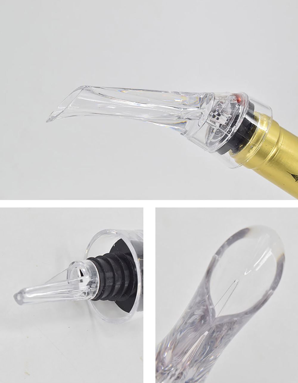 Apribottiglie & Tappi per chiusura: NEU 5x Weinbelüfter Weindekanter – Nuovo e nell'imballaggio originale da Wittenbach venduto da ChinaSeidenstrasse 6