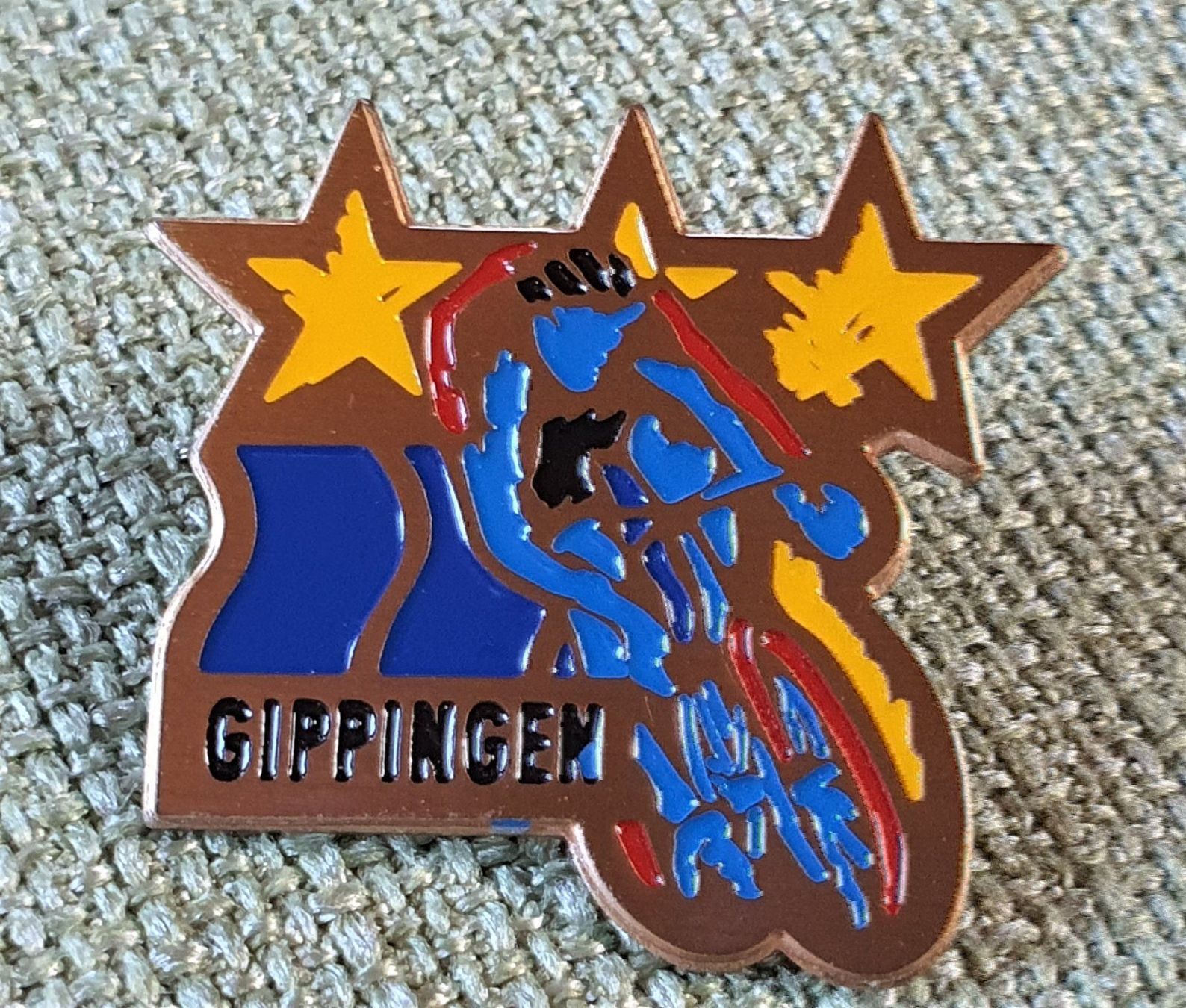 Placchette & Badge: C044 - Pin Radrennen Gippingen Schweiz – Usato da Reinach BL venduto da Boston-Verkauf