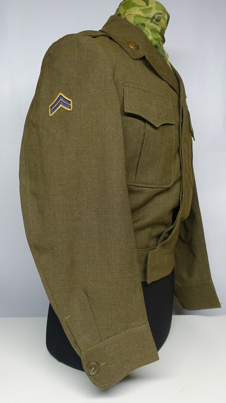 Uniformi: US Army Uniform Ike Jacket  nach 2.Weltkrieg 7th Army – Usato da Kappelen venduto da Marmoe 4