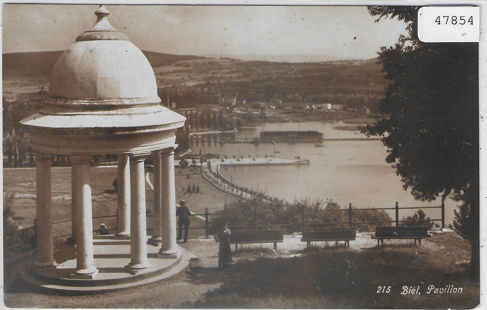 Cartoline postali: Biel-Bienne - Pavillon – Usato da Ettingen venduto da Kartenplanet