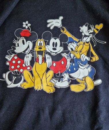 Cooler H&M Disney Hoodie mit Mickey Print, Grösse Y14!