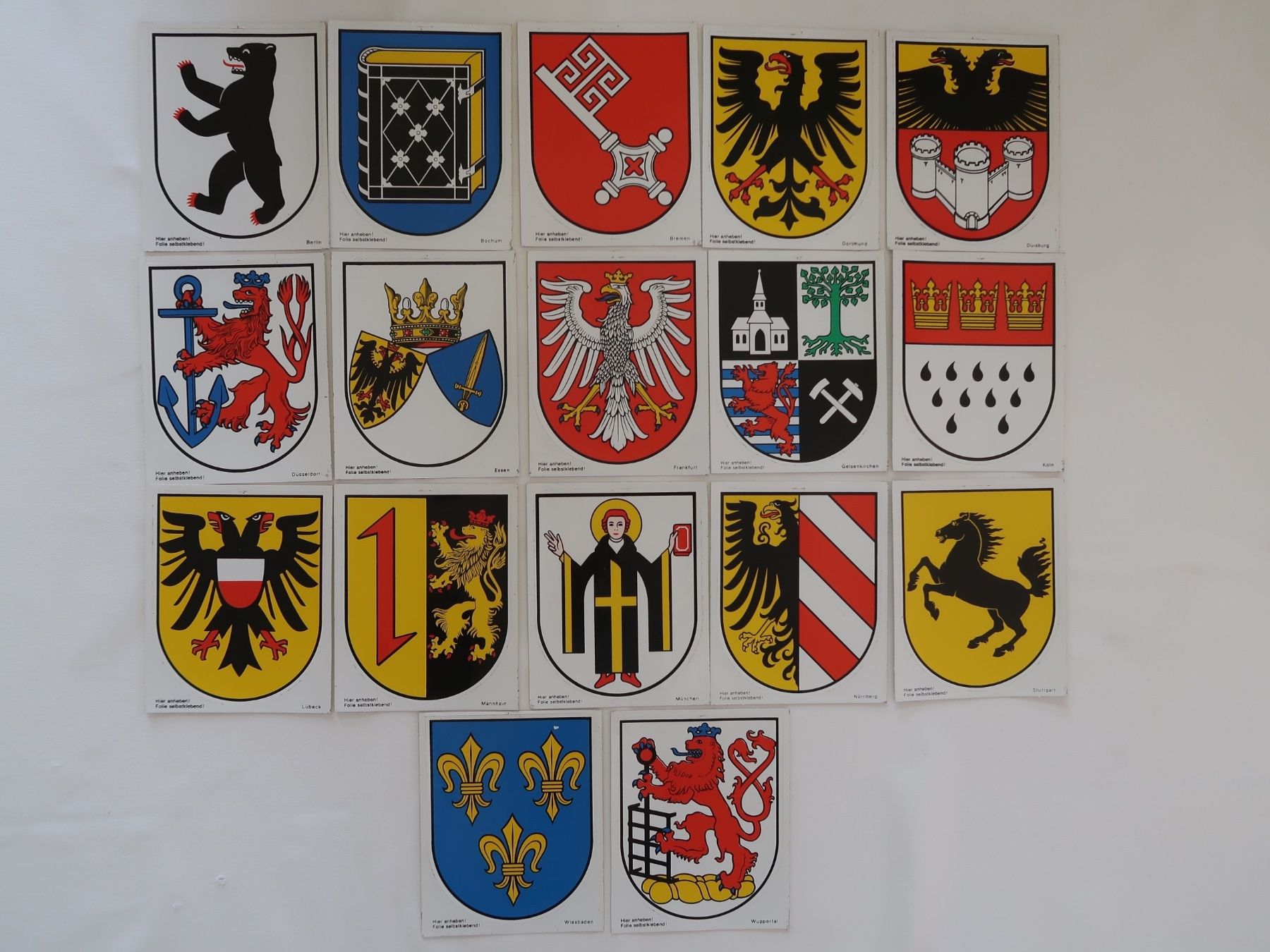 Sticker: Aufkleber Wappen Deutscher Städte – Nuovo (secondo la descrizione) da Herzogenbuchsee venduto da seeleopard