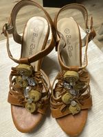Braune Keilsandalen Gr. 37