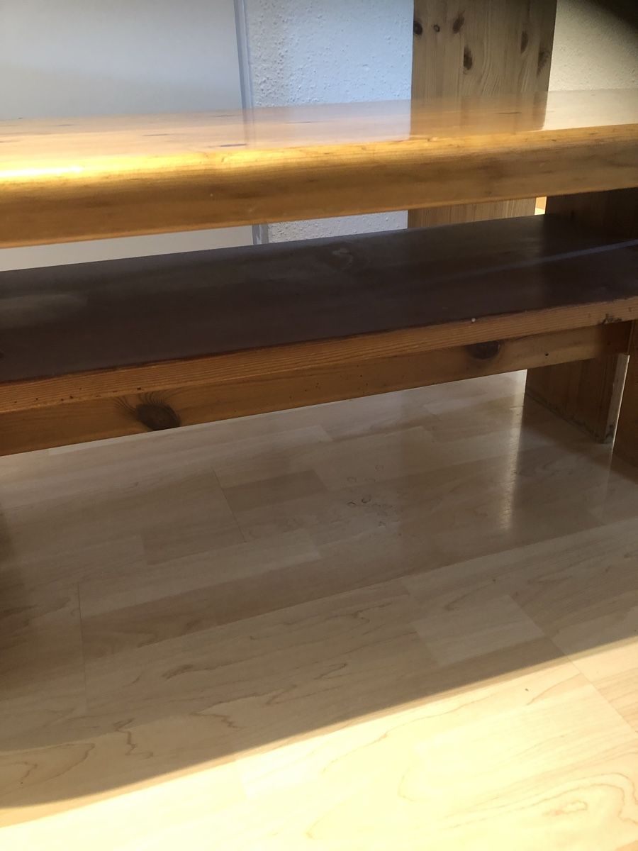 Tavoli: Couchtisch Holz oval gebraucht 125x60cm – Usato da Arbon venduto da Wladimir1 2