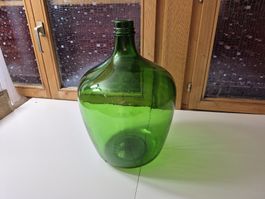 Ballonflasche Ditzler grün Glas gebraucht