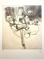 Nag Arnoldi - Hommage an Paolo Uccello – Seltene Gravur -