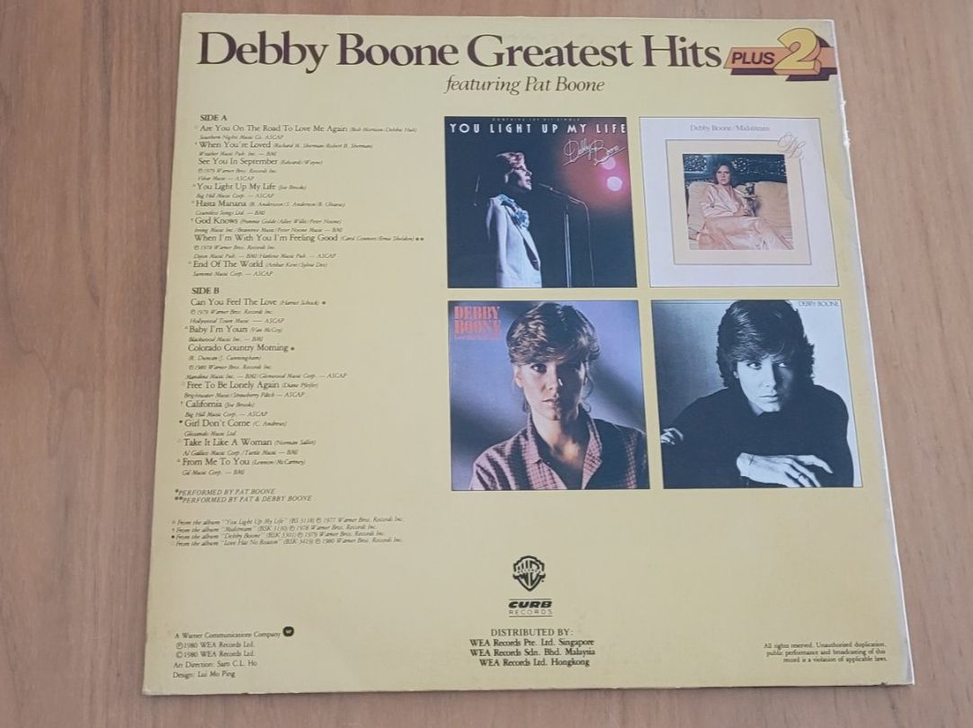 Dischi in vinile: LP  Debby Boone – Usato da Martigny venduto da MZ-67 1
