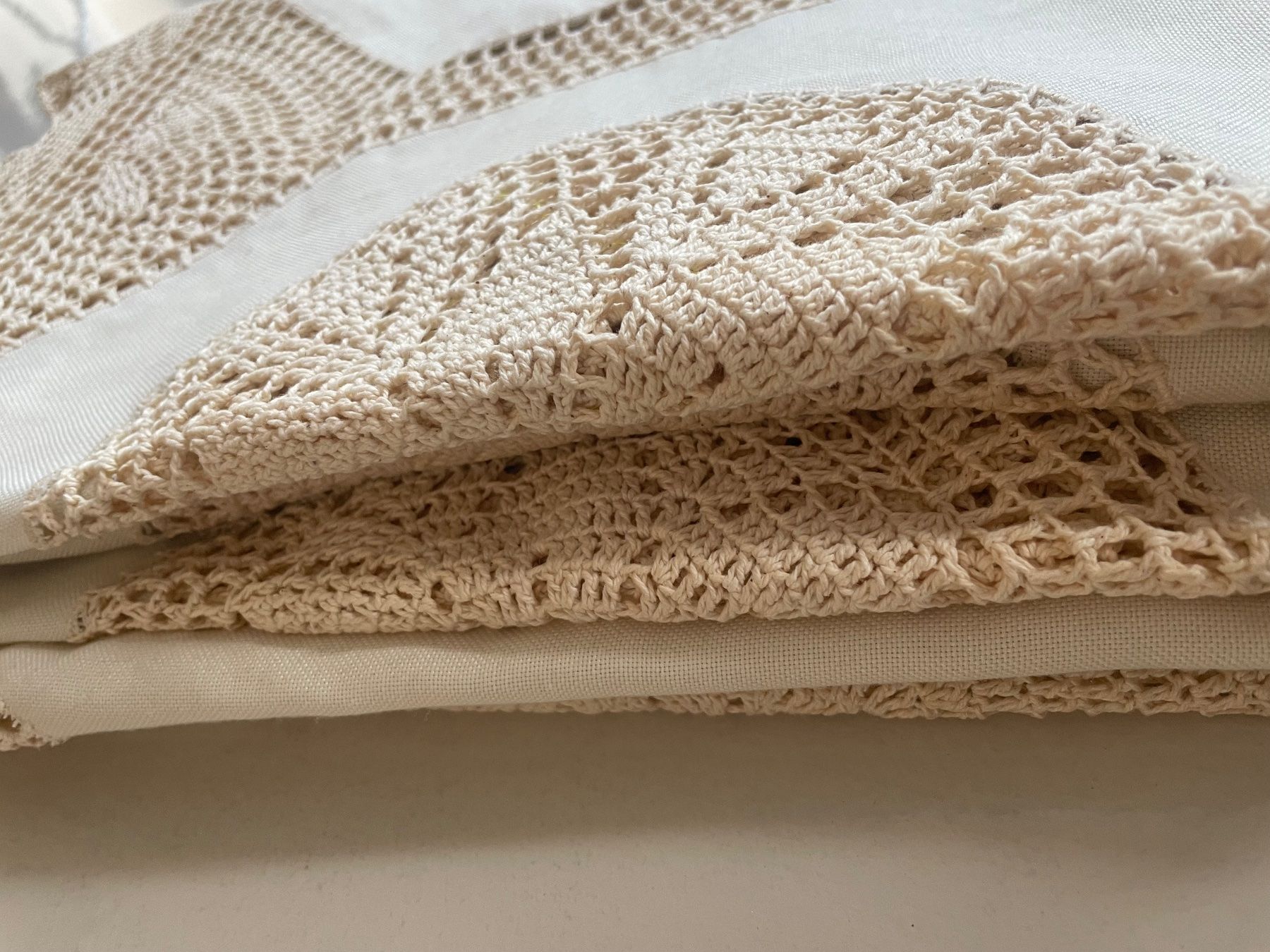 Tovaglioli: 5 Tovaglie - 90x90cm - 5 Tischdecke – Usato da Minusio venduto da Pink222 4