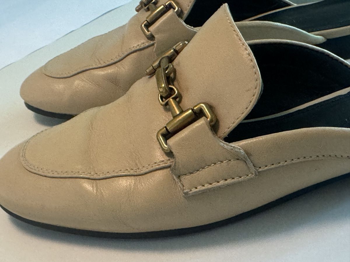 Massimo Dutti Scarpe da donna: Beige Leather Loafers Mules Size 37 – Usato da Zürich venduto da Anastasiya_g 2