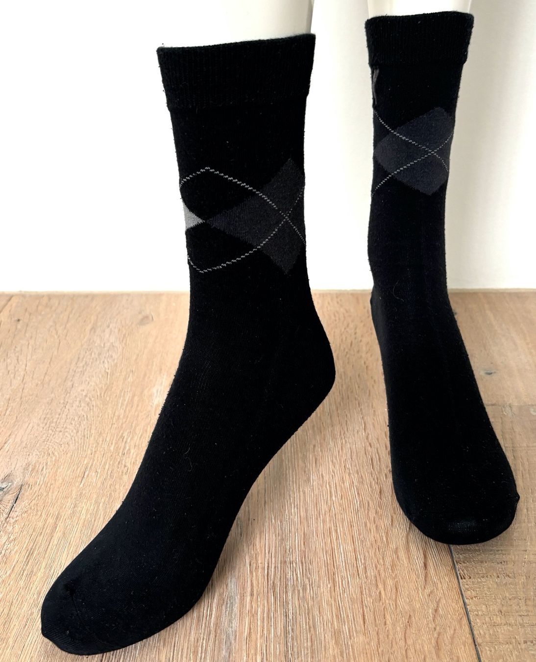 Socken: Golfino Damensocken schwarz/grau - EU 37 – Gebraucht aus Bottmingen von marktplatz-schuhe 1