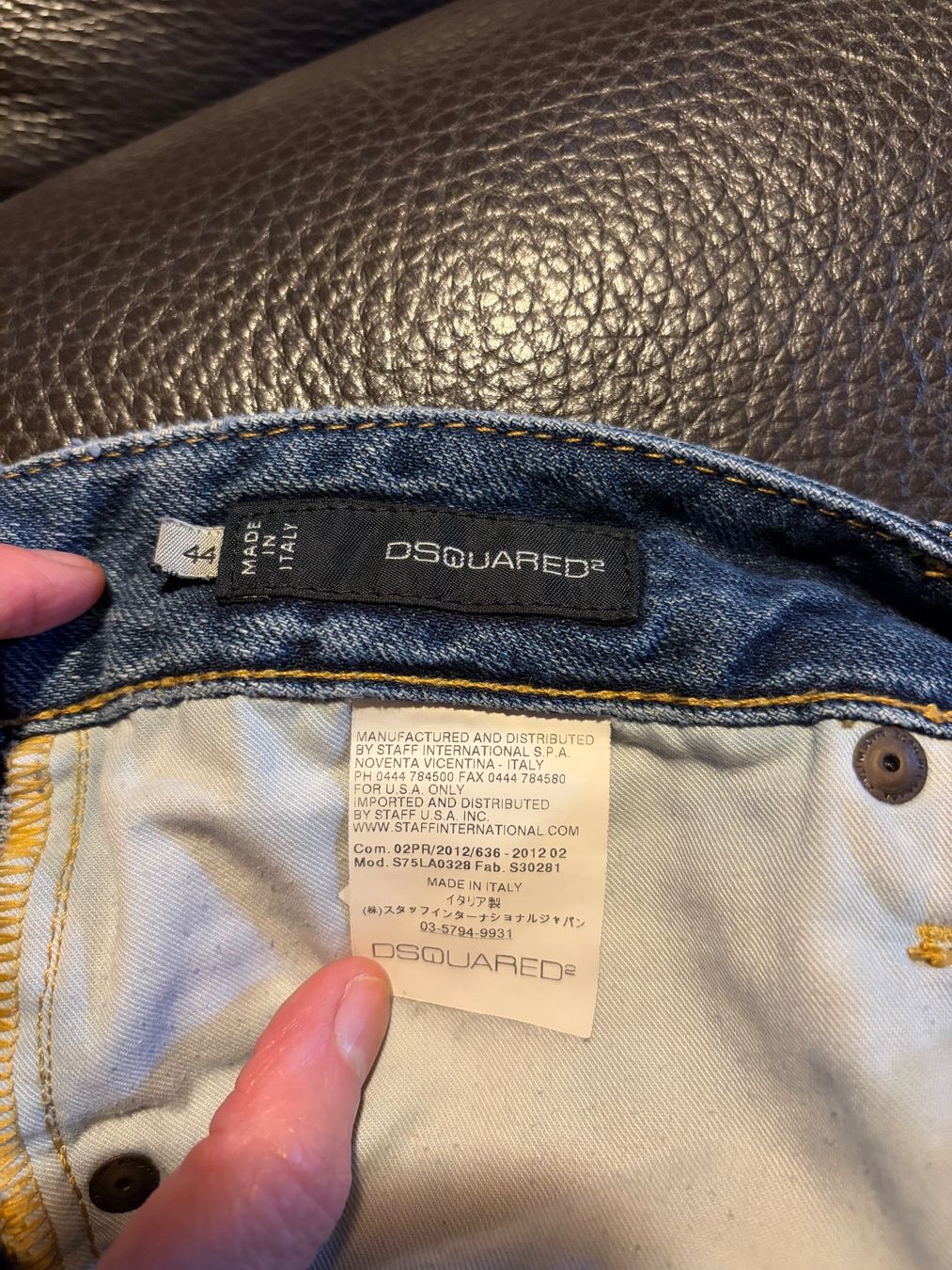 Dsquared2 Jeans: Jeans Dsquared2 en taille 44 – Usato da Martigny venduto da Sessalie 3