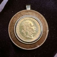 Schmuckanhänger Österreichischer Dukat, gelbgold