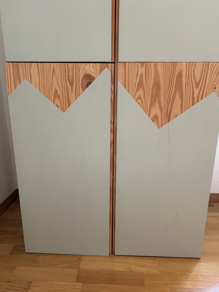 Ikea Armoires: Ikea Ivar Schrank - angemalt – D'occasion à Basel par marcvo 2
