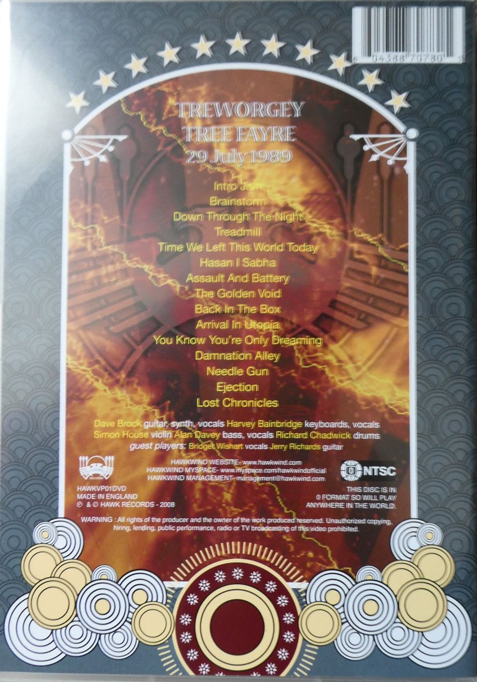 Tutti i DVDs: Hawkwind - Treworgey 1989 – Nuovo (secondo la descrizione) da Jegenstorf venduto da Ak50 1