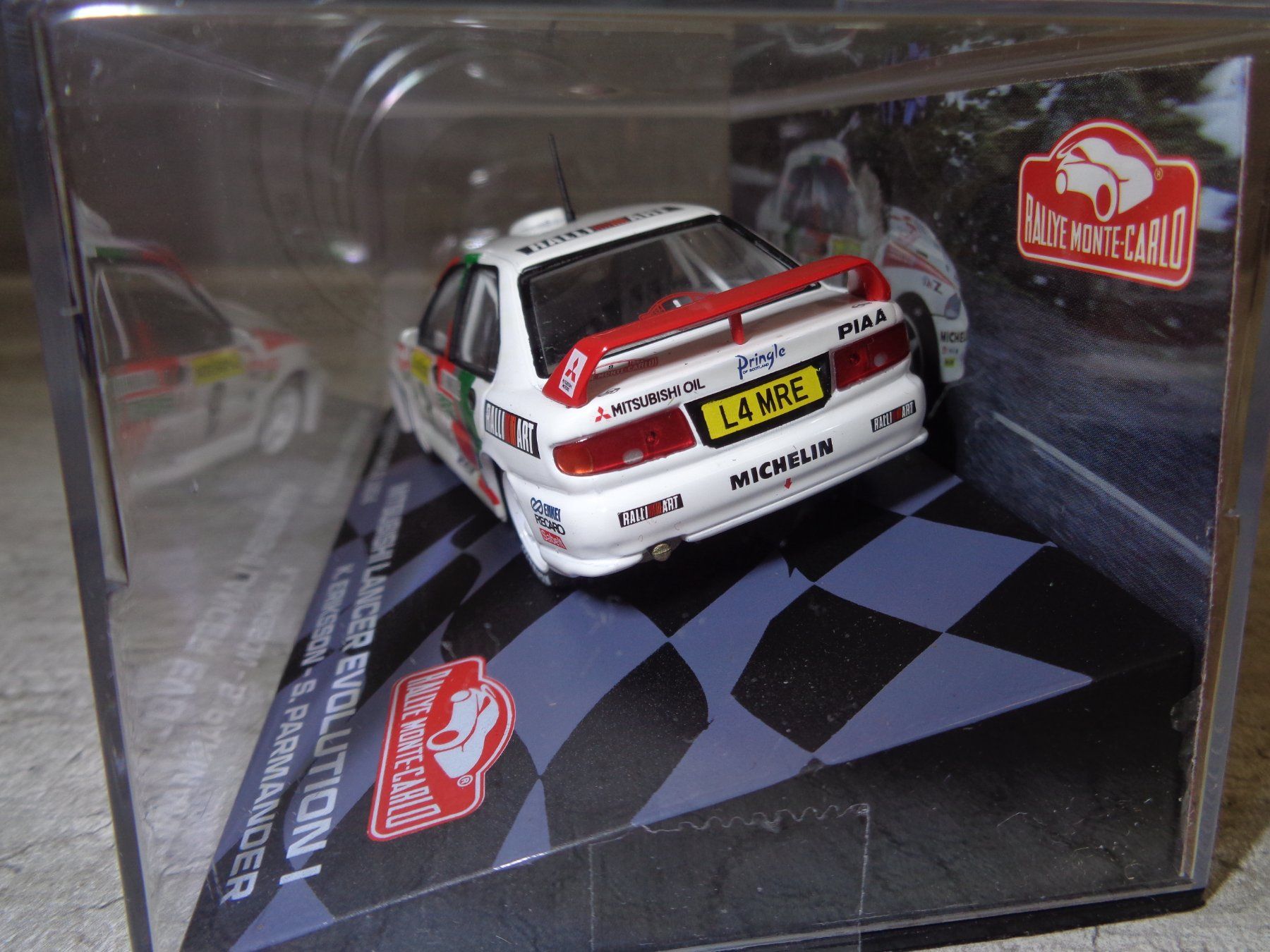 Mitsubishi Modellini d'auto: Altaya 1:43 Mitsubishi Lancer Evolution I Rallye 1994 – Nuovo e nell'imballaggio originale da Reconvilier venduto da rallycar 3