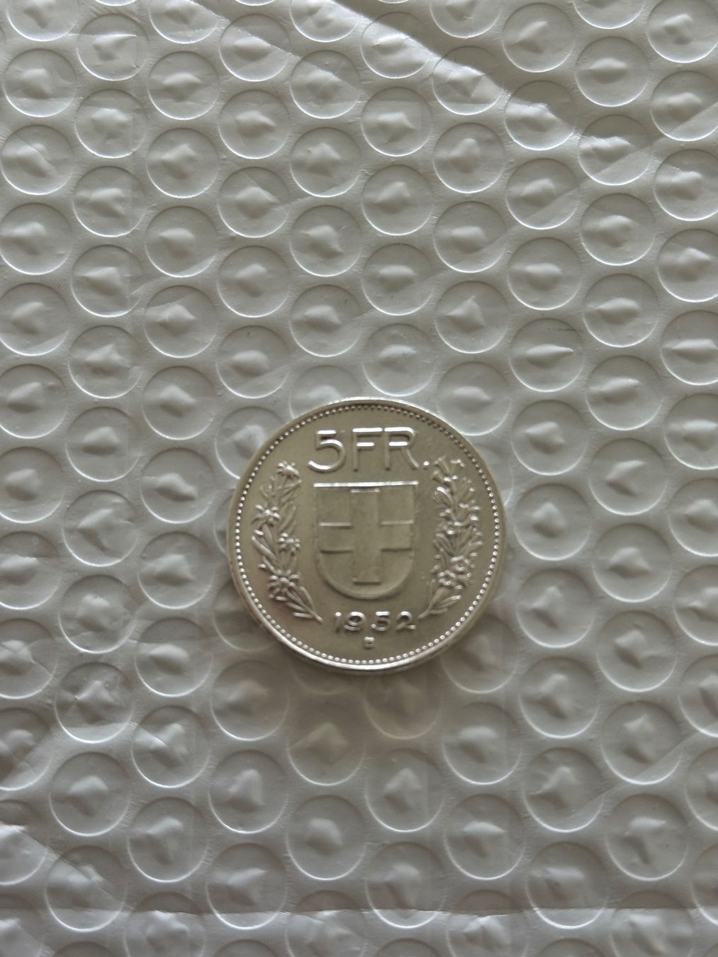 Tutti le monete: Seltener 5 Franken 1952  gute Erhaltung – Nuovo (secondo la descrizione) da Wallisellen venduto da SWISS_SILVER1 1