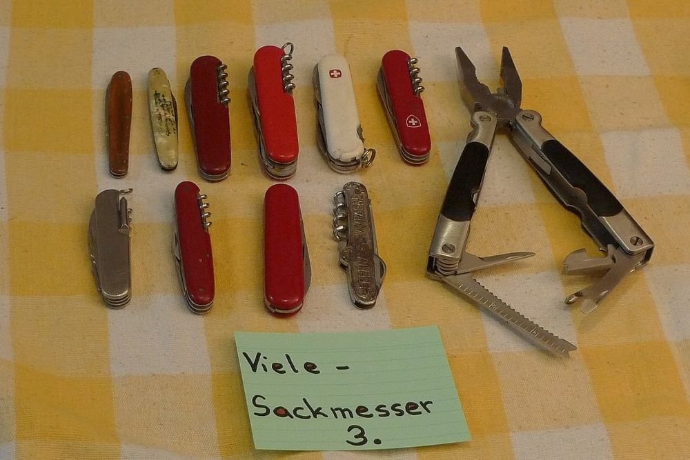 Coltelli tascabile: Viele-Sackmesser! 3. – Difettoso da Bern venduto da bn1640