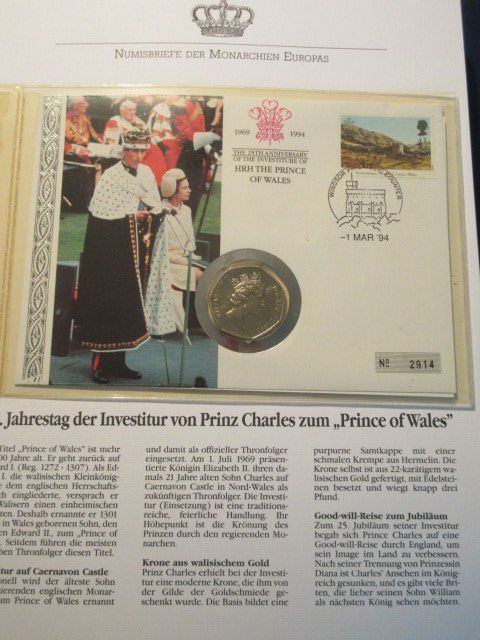 Tutti le monete: Numisbriefe der Monarchien Europas – Usato da Winterthur venduto da Namo1 3
