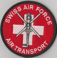 Swiss Air Force Air Transport rund neu Szoff ohne Klett.