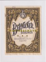 Etikette für Wein - Bernecker Beerliwein /bd