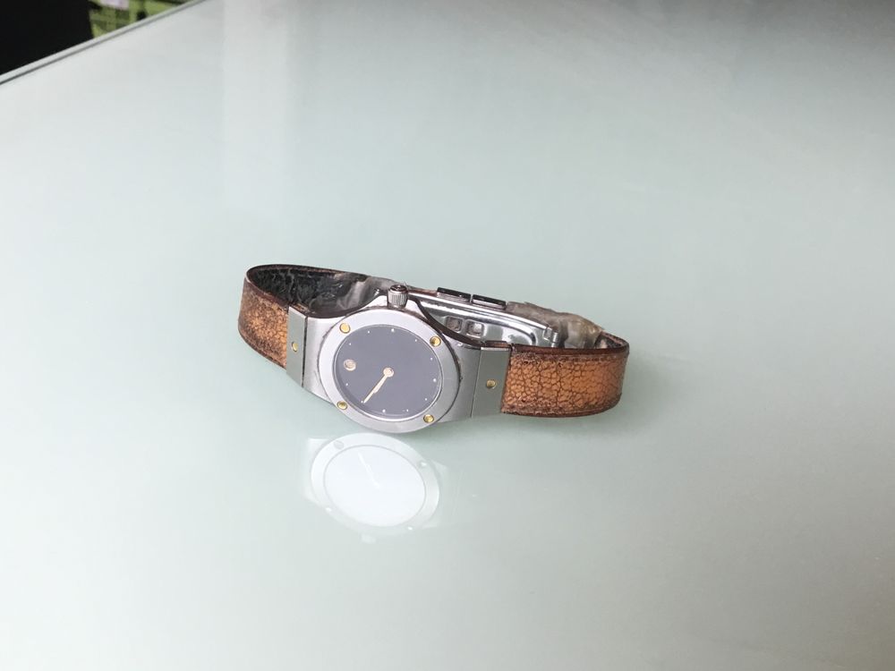 RARE ET SYMPATHIQUE Ancienne montre mécanique Ado Watch plaqué Or EUR