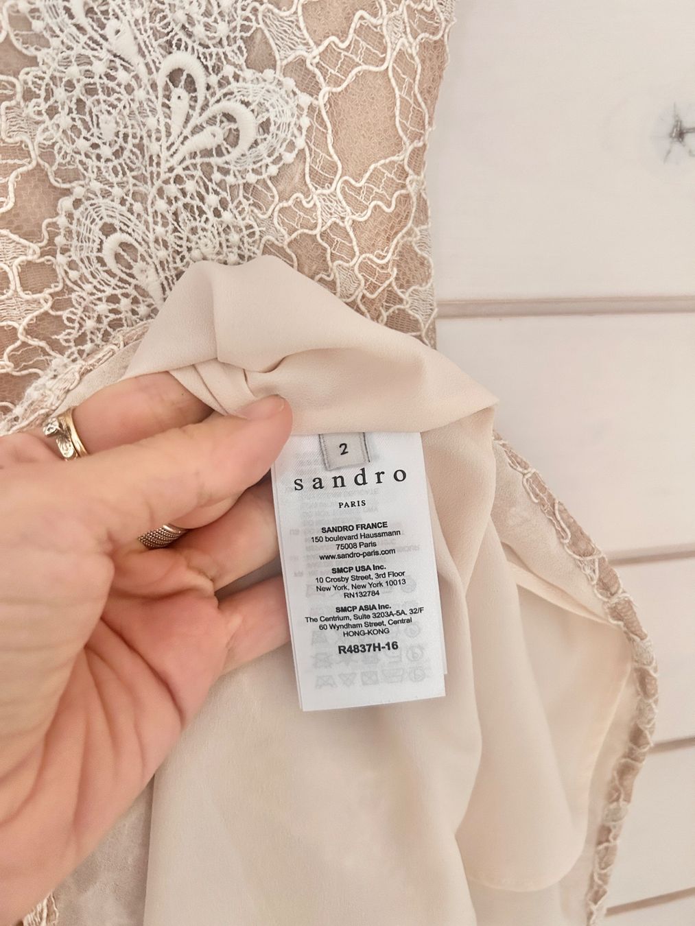 Sandro Kleider: Sandro Paris Spitzenkleid - Gr. 2 – Gebraucht aus Illnau von Monkky 4