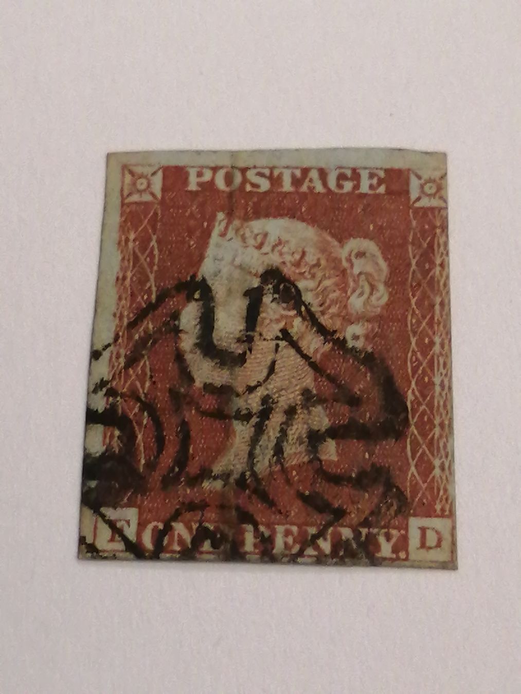 Tutti i francobolli: One Penny Red 1841, Platte 38 – Usato da Happerswil venduto da tschergi
