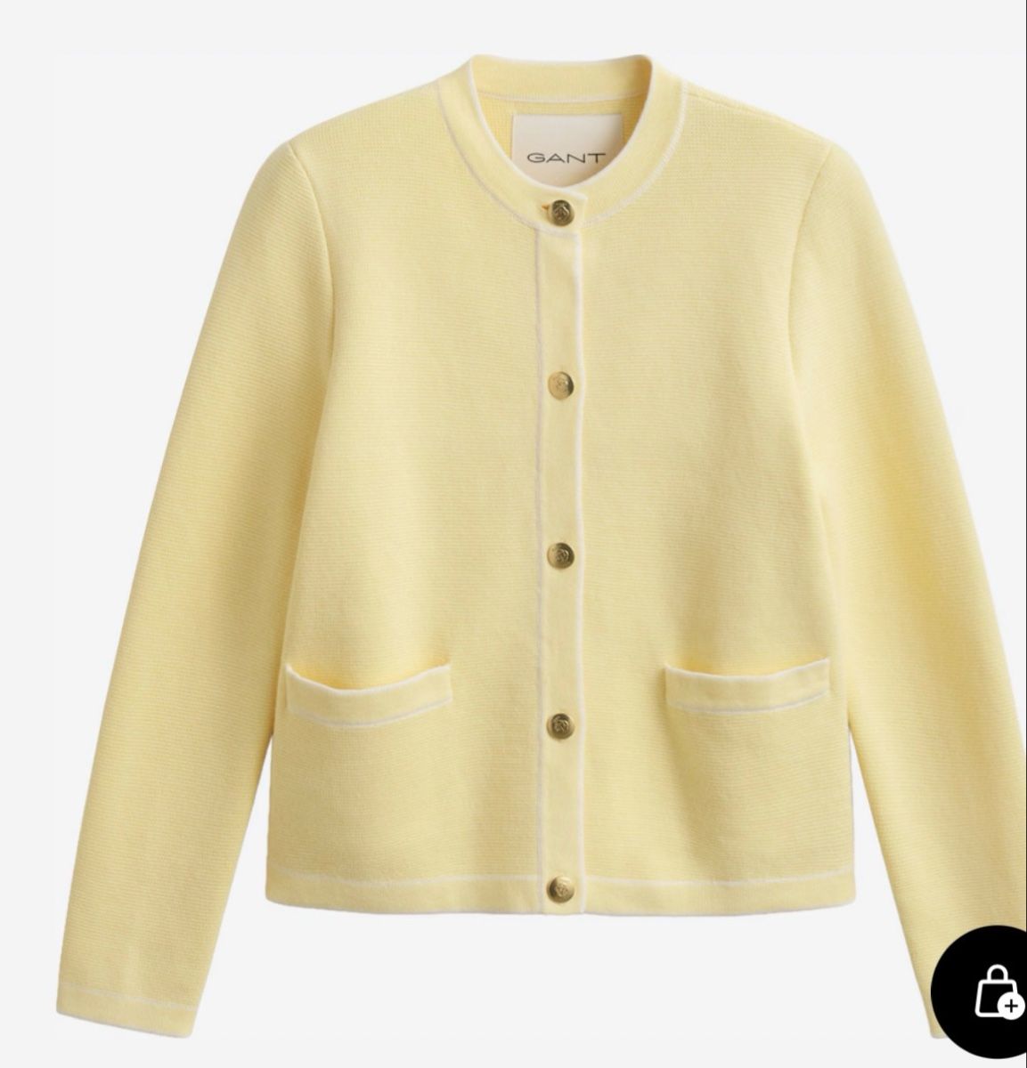 Gant Giacche: GANT Strickjacke Grösse S Gelb 100% Baumwolle – Usato da Uitikon Waldegg venduto da ZH81