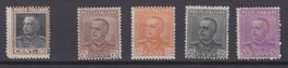 Italien 1927-1929 KÖNIG VIKTOR EMANUEL III MI.263, 281-284**