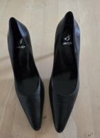 Perlato Echt Leder Pumps Schwarz, Gr. 39 - Top Zustand!