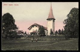 AK Aeschi, Partie an der Kirche