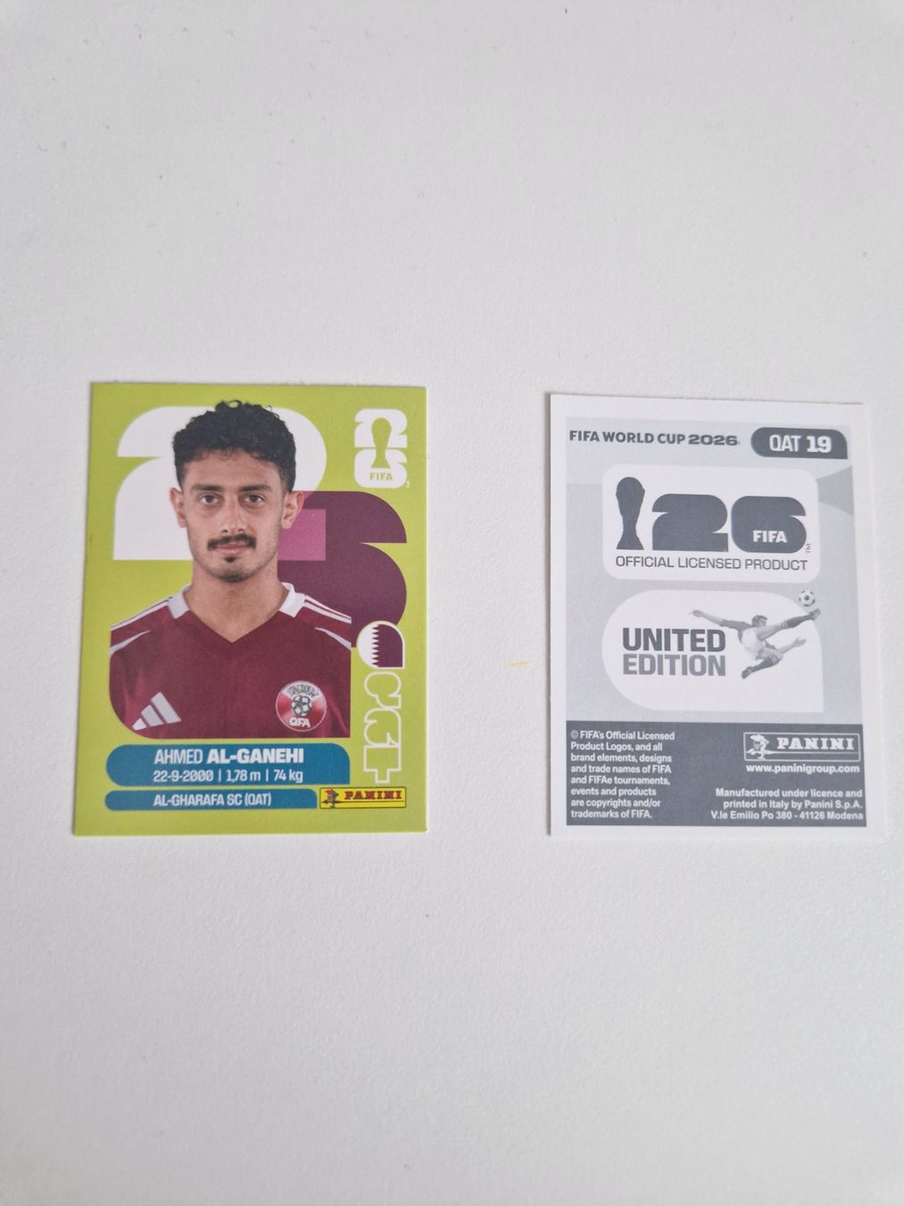 Panini Carte collezionabili: Panini Sticker QAT19 – Nuovo (secondo la descrizione) da Stüsslingen venduto da white_angel86