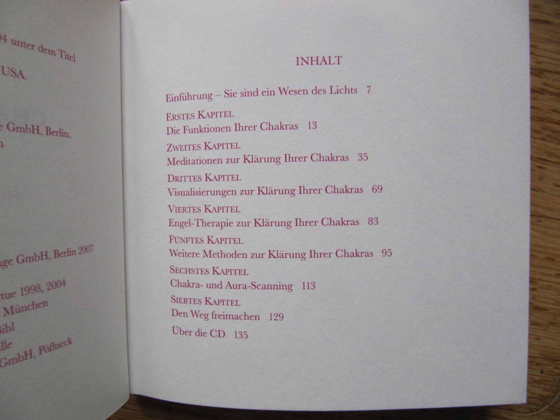 Libri: Chakra Clearing / Doreen Virtue - ChakraReinigung – Usato da Würenlos venduto da AustralisZ 2