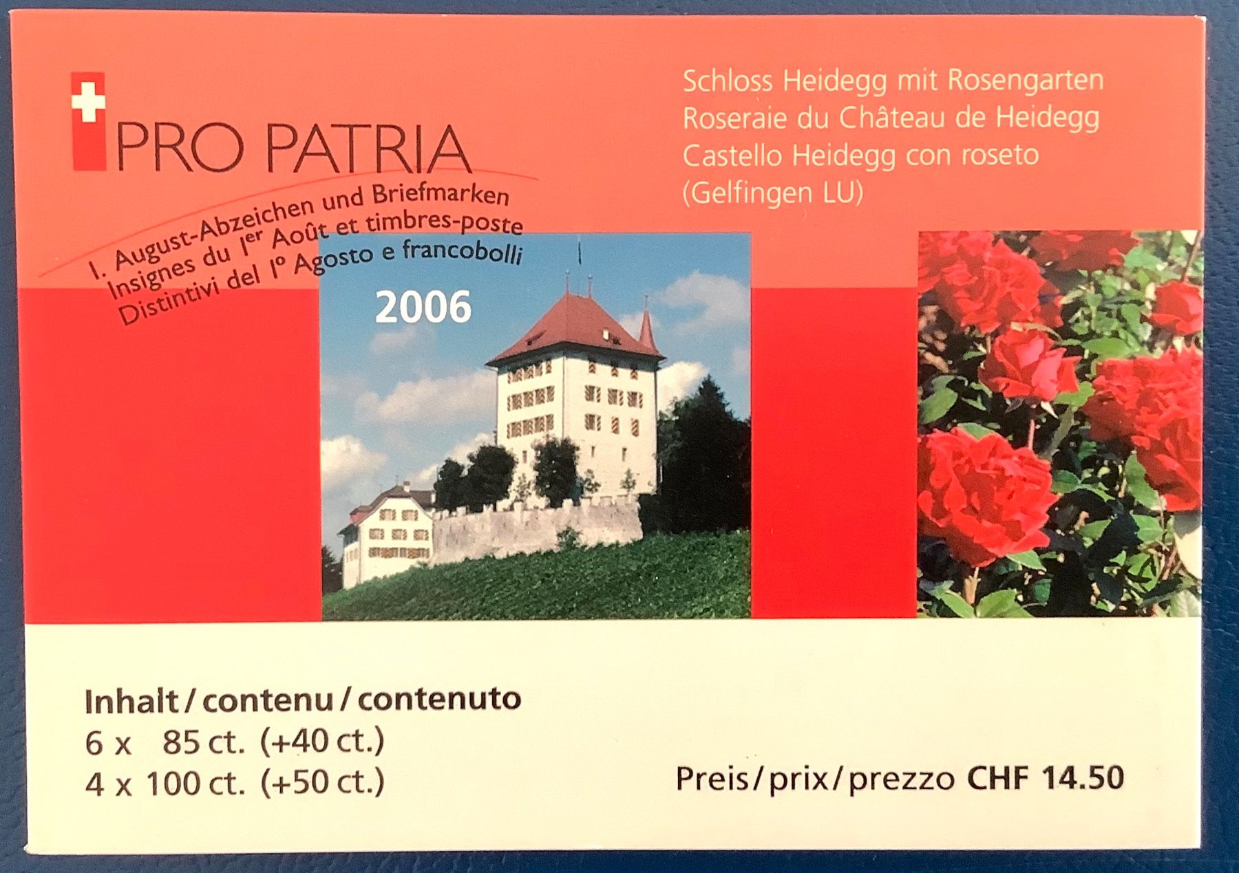 Tutti i francobolli: 2006 Pro Patria Markenheftchen Schloss Heidegg  -  ET – Nuovo (secondo la descrizione) da Liestal venduto da Skunk02