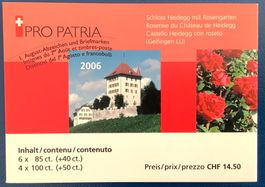2006 Pro Patria Markenheftchen Schloss Heidegg  -  ET