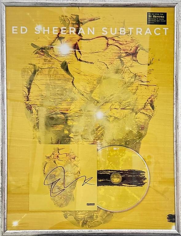 Autografi: Original Autogramm Ed Sheeran – Usato da Laufen venduto da Elvis110