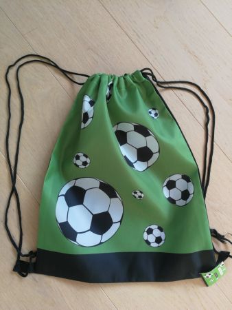 Turnbeutel Sportbeutel Schuhbeutel Fussball 43x33cm