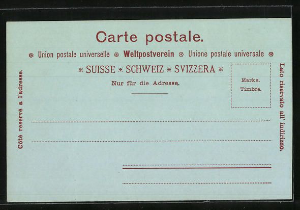 Cartoline postali: Mondschein-AK St. Beatenberg, Teilansich – Usato da Berlin venduto da bartko-reher 1