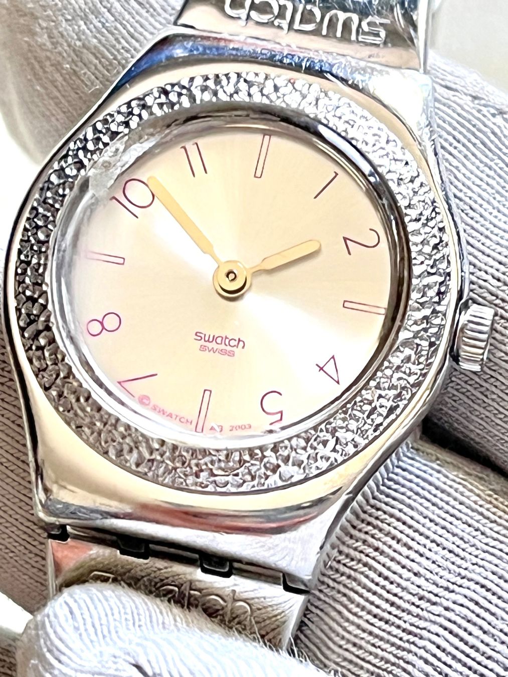 Swatch Orologi: Schicke Swatch Damenuhr – Usato da Grenchen venduto da chththl 3