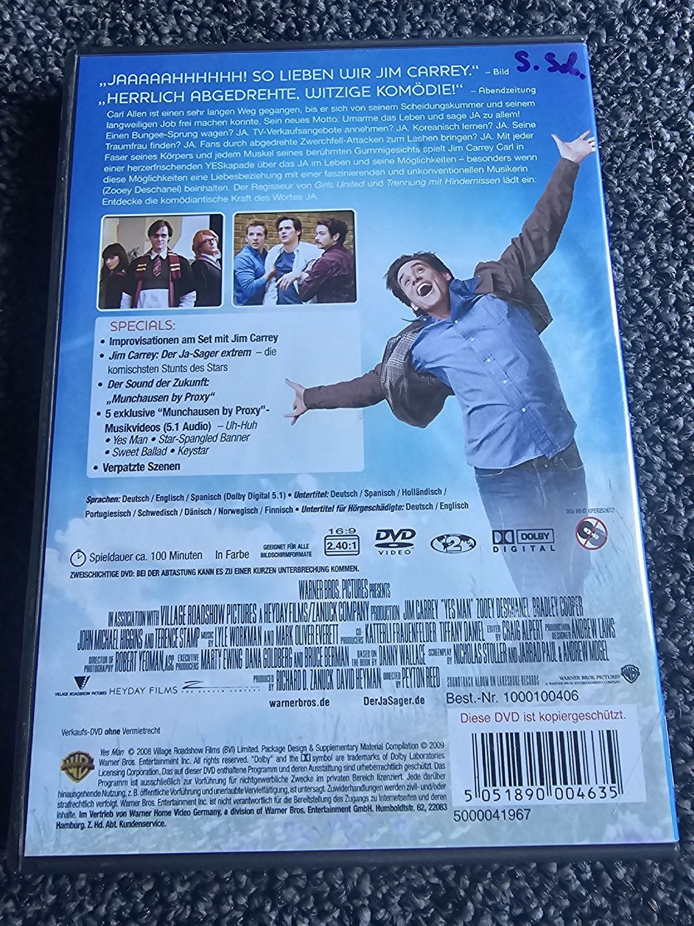 Tutti i DVDs: DVD Der Ja-Sager (22892) – Usato da Ruswil venduto da jan_bxl5 1