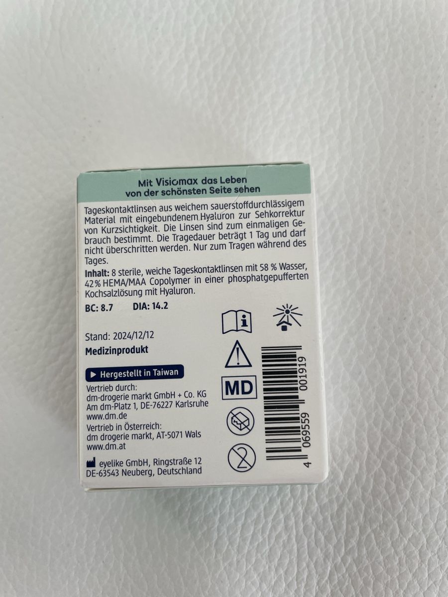 Lenti a contatto: Kontaktlinsen - 2,0 originalverpackt – Nuovo e nell'imballaggio originale da Rüti ZH venduto da kar_xx9l 1